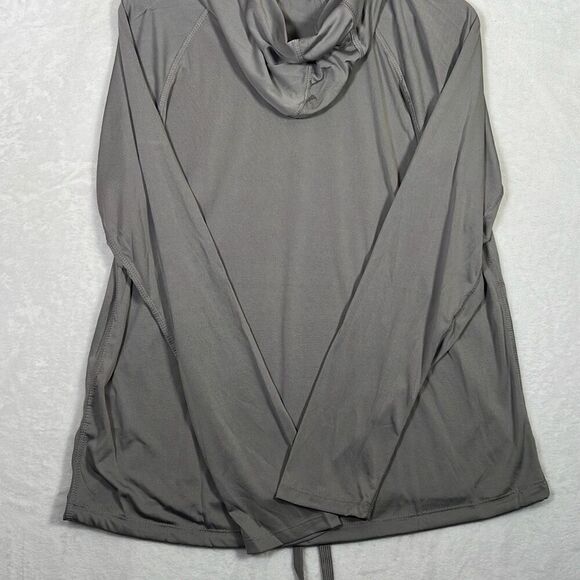 Under Armour Women's gray Heatgear Velocity Twist Hoodie-women’s medium-NWT - Picture 11 of 11